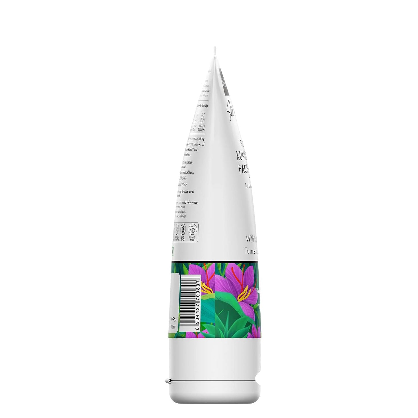 Kapiva Kumkumadi Glow Face Wash | Reduces pigmentation & dark spots| For All Skin Types | 0% Parabens, Sulfates, Silicones