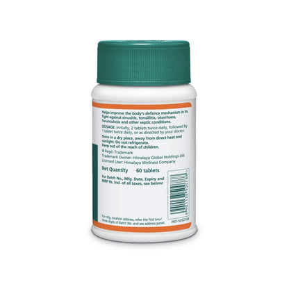 Himalaya Septilin Tablets 60s | Manages respiratory tract infections in children and adults