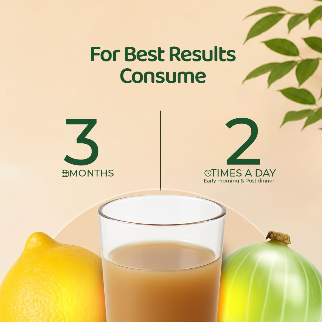 KRISHNA'S HERBAL & AYURVEDA Herbal Shapefix Juice With Natural Herbs, Helps In Weight Management, No Added Artificial Colors Or Flavours, Gluten Free - 1 Ltr (Pack Of 1)