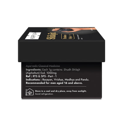 Kapiva Original Himalayan Shilajit/Shilajeet Resin 40g |Super Saver Pack| 250mg/Serving | For Energy, Endurance & Vitality | 160 Servings | 100% Ayurvedic