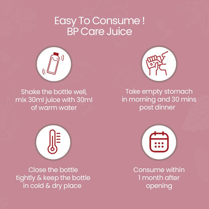 Krishna’s BP Care Juice - 500 ml | Ayurvedic way to manage Blood pressure & Cholesterol Level with Sarpgandha, Shankhpishi & 4 natural herbs