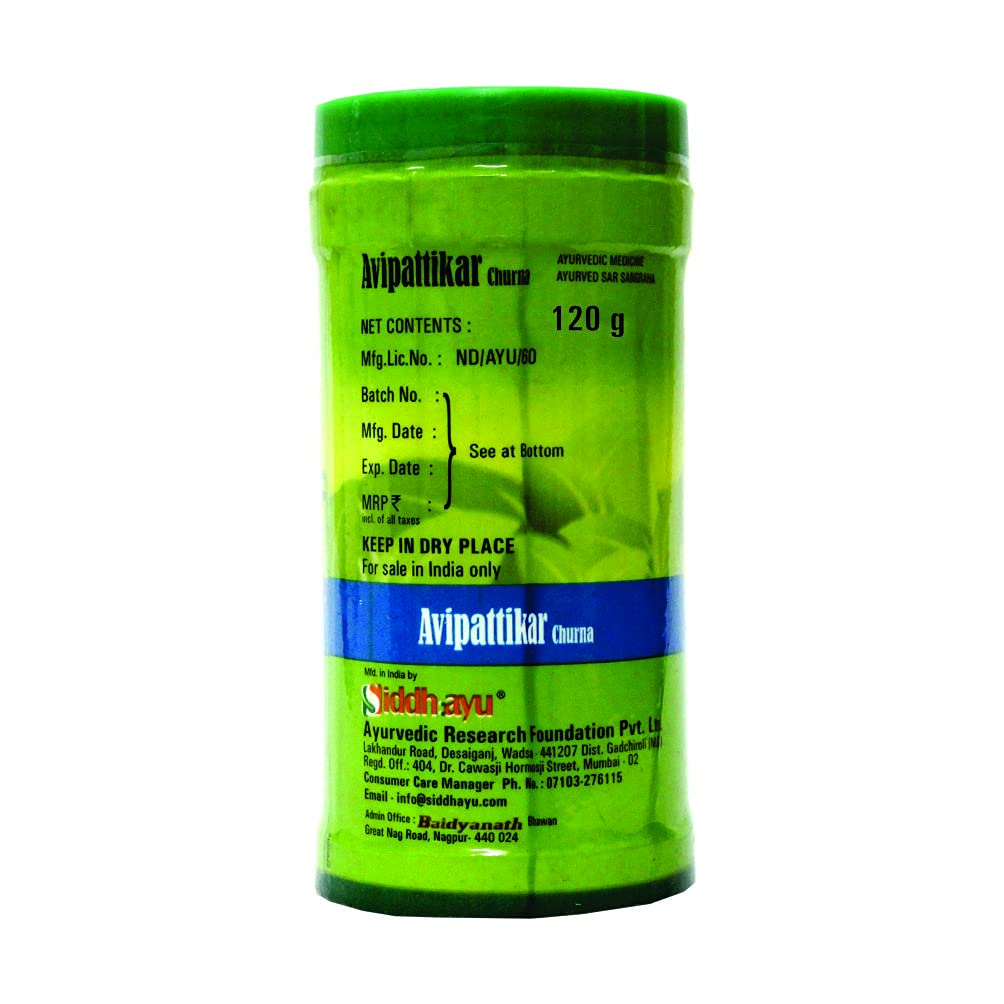 Baidyanath Asli Ayurved Avipattikar Churna - For Hyperacidity And Digestion - 120 G