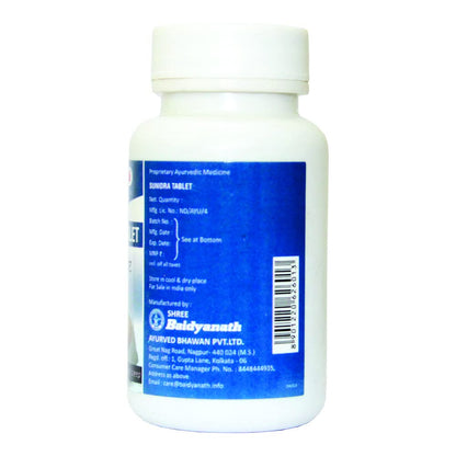Baidyanath Sunidra 60 Tablets - (Pack of 5)