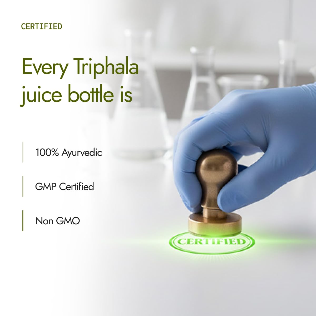 Kapiva Triphala Juice | 100% Ayurvedic | Relieves Constipation & Improves Digestion | No Added Sugar, 1L