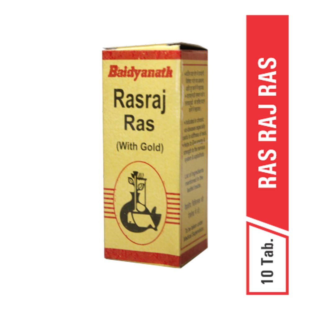 Baidyanath Rasraj Ras Gold I Neuro Care I 10 Tabs