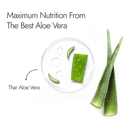 Kapiva Pure Aloe Vera Skin Gel 500g For Face & Hair | Hydrating, Moisturizing, Soothing Skin | Multipurpose Gel