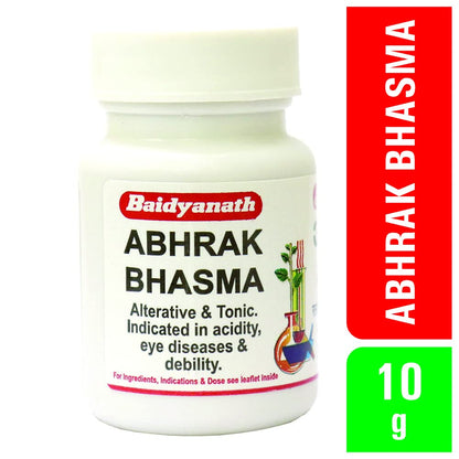 BaidyanathAbhrak Bhasma Relief From Acidity, Constipation & Eye Care 10 Gm
