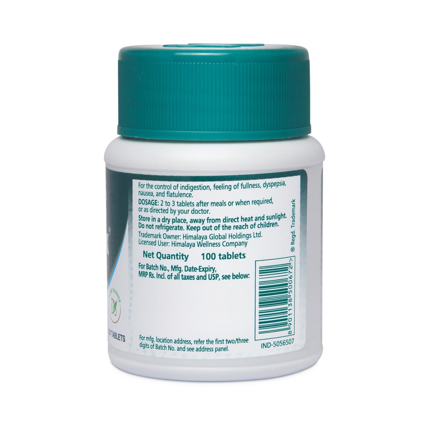 Gasex Himalaya 100 Tablets Improves Digestion Relieves