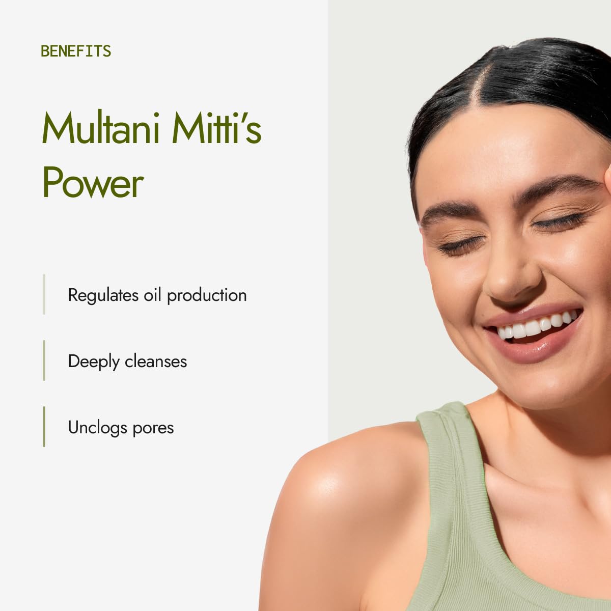 Kapiva Multani Mitti with Kesar for Face | Natural Fuller’s Earth | Face Pack for Glowing Skin| Enhanced with Saffron