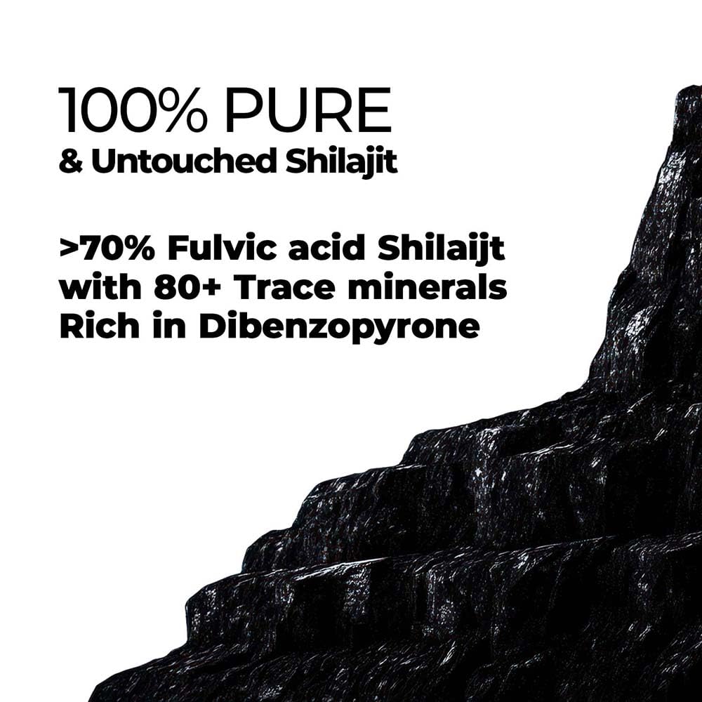 Zandu Shilajit/Shilajeet Gold Plus Capsules IBoosts Stamina, Strength & Energy in 28 Days | 60 Capsules I 100% Pure Himalayan Shilajit with 24K Gold Bhasma