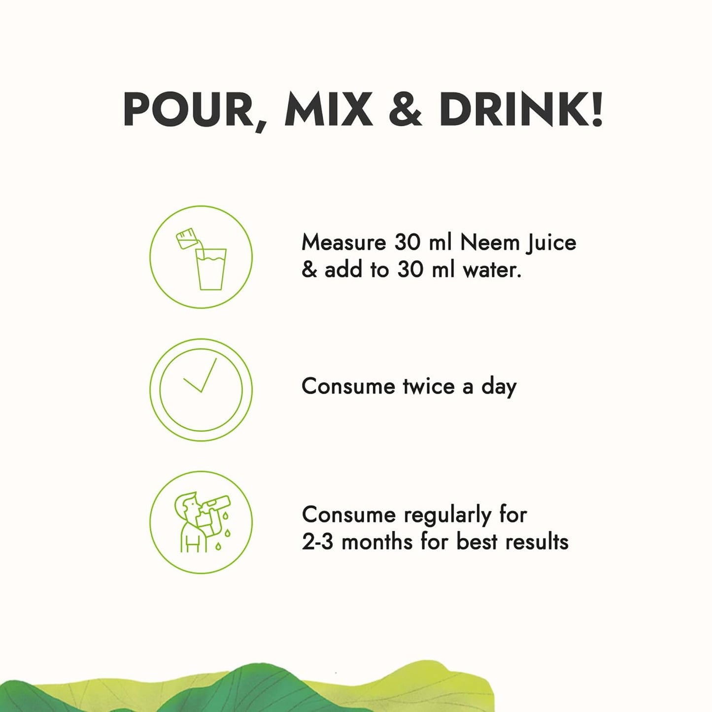 Kapiva Neem Juice | Made with Rajasthani Neem | Helps Boost Immunity and Fight Infections (1L)