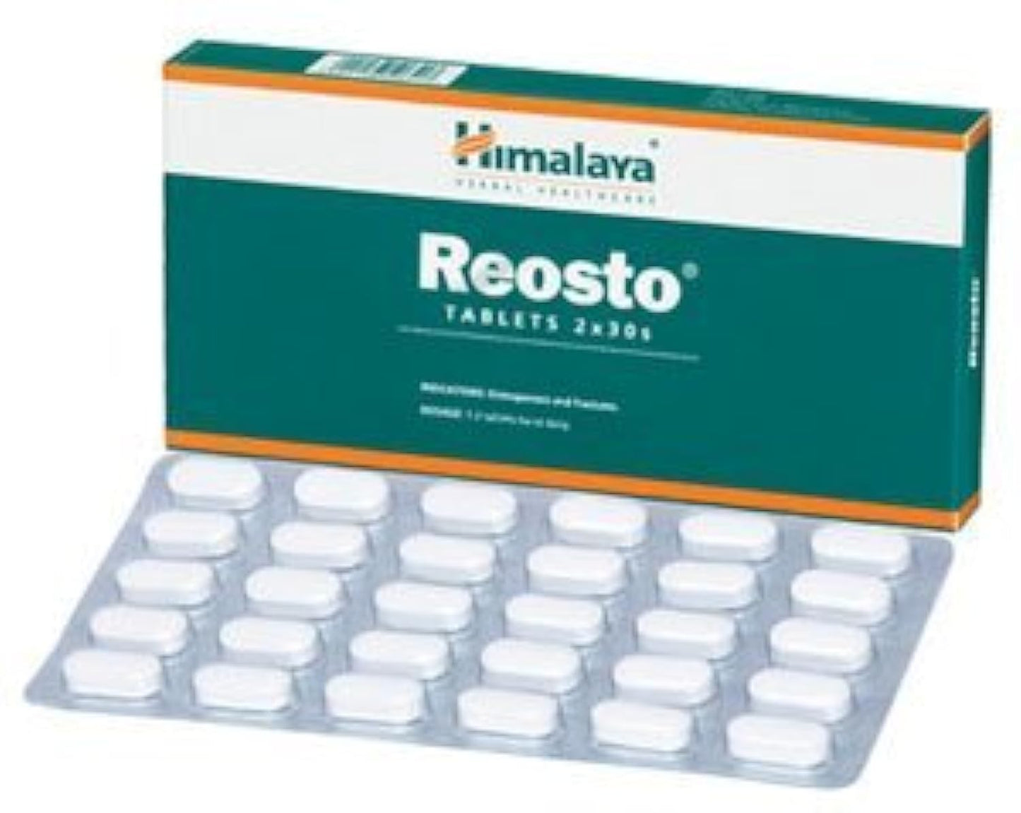 Himalaya Reosto Tablets, Green, 30 Count, Pack of 2