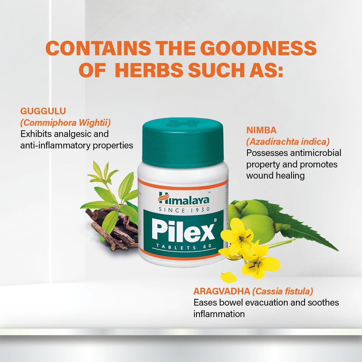 Himalaya Wellness | Pilex Tablet | Piles Treatment | India’s most trusted piles treatment|60 Tablets