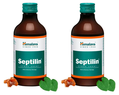 Himalaya Septilin Syrup 200 ml | Manages respiratory tract infections in children and adults
