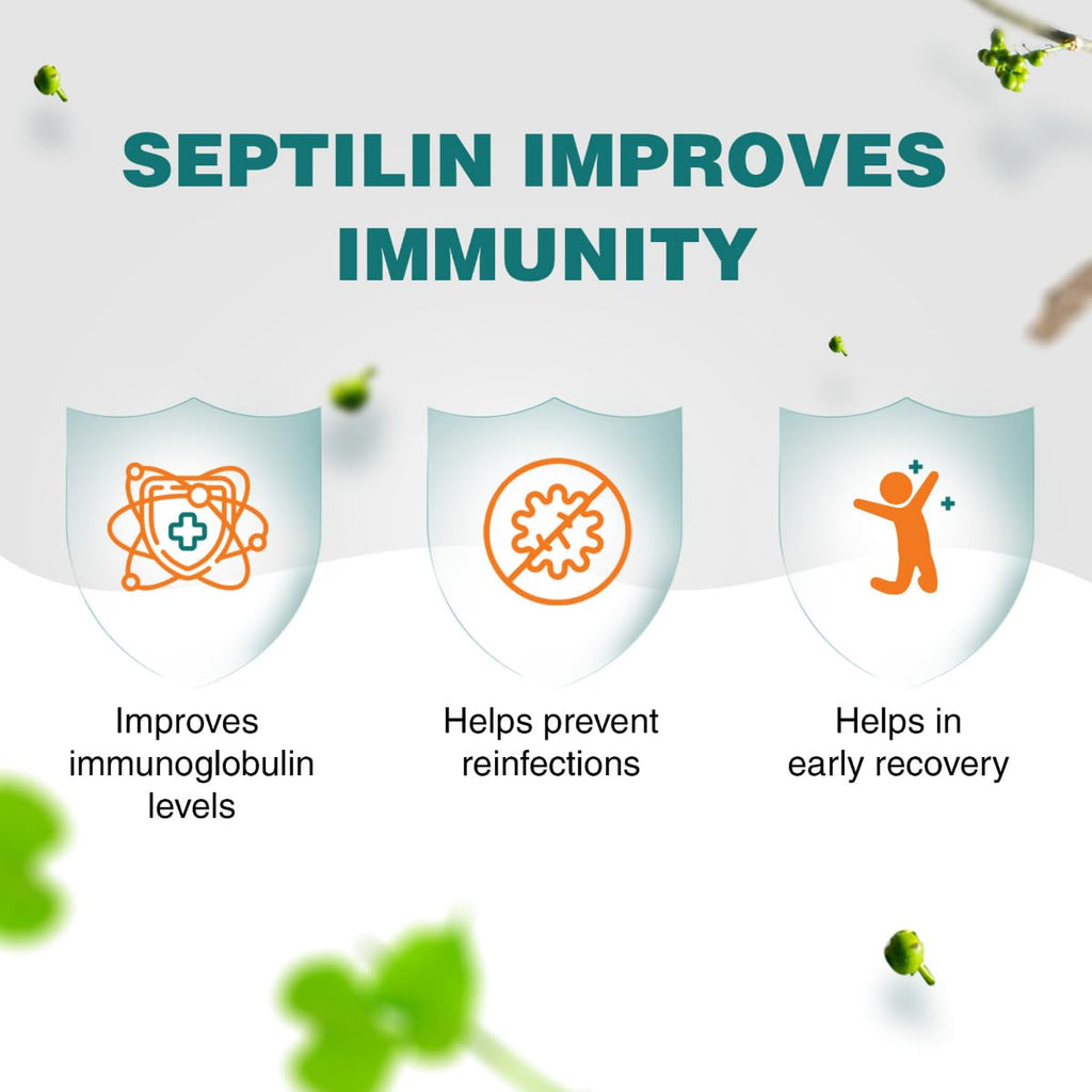 Himalaya Septilin Syrup 200 ml | Manages respiratory tract infections in children and adults