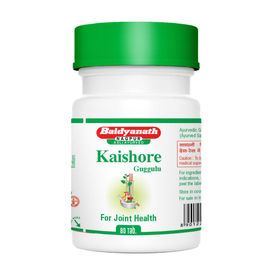Baidyanath Asli Ayurved Kaishore Guggulu for Gout - 80 Tablets (Pack of 2)