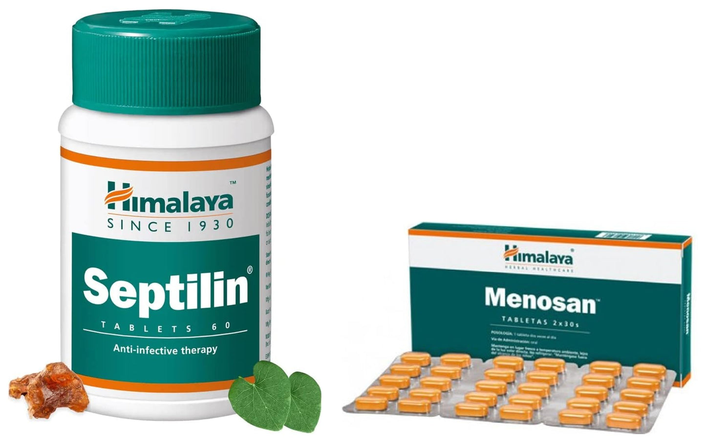 Himalaya Menosan Tablets, Gree, 30 Count, Pack of 2, Green