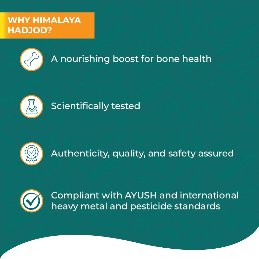 Himalaya Wellness Pure Herbs Hadjod Bone & Joint Wellness - 60 Tablet