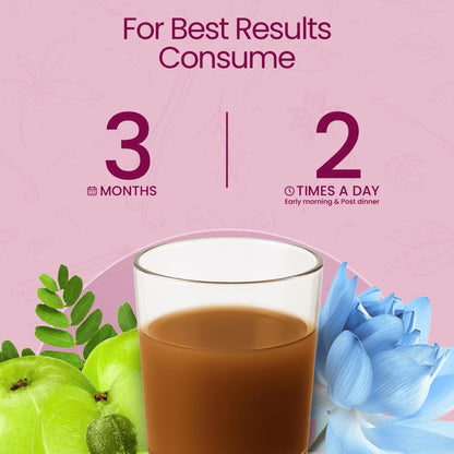 KRISHNA'S HERBAL & AYURVEDA Women's She Care Juice Infused With 5 Herbs for Hormonal Balance, Period Pain Relief, Hair & Skin Health, Clinically Proven - 1000 ml (Pack of 1)