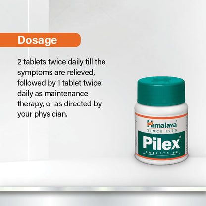 Himalaya Wellness | Pilex Tablet | Piles Treatment | India’s most trusted piles treatment|60 Tablets