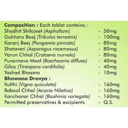 Baidyanath Asli Ayurved Prost Aid Tablets | Ayurvedic Prostate Support Supplement – Helps Relieve Frequent Urination, Improves Urine Flow & Reduces Inflammation – Herbal Formula - 50 Tablets