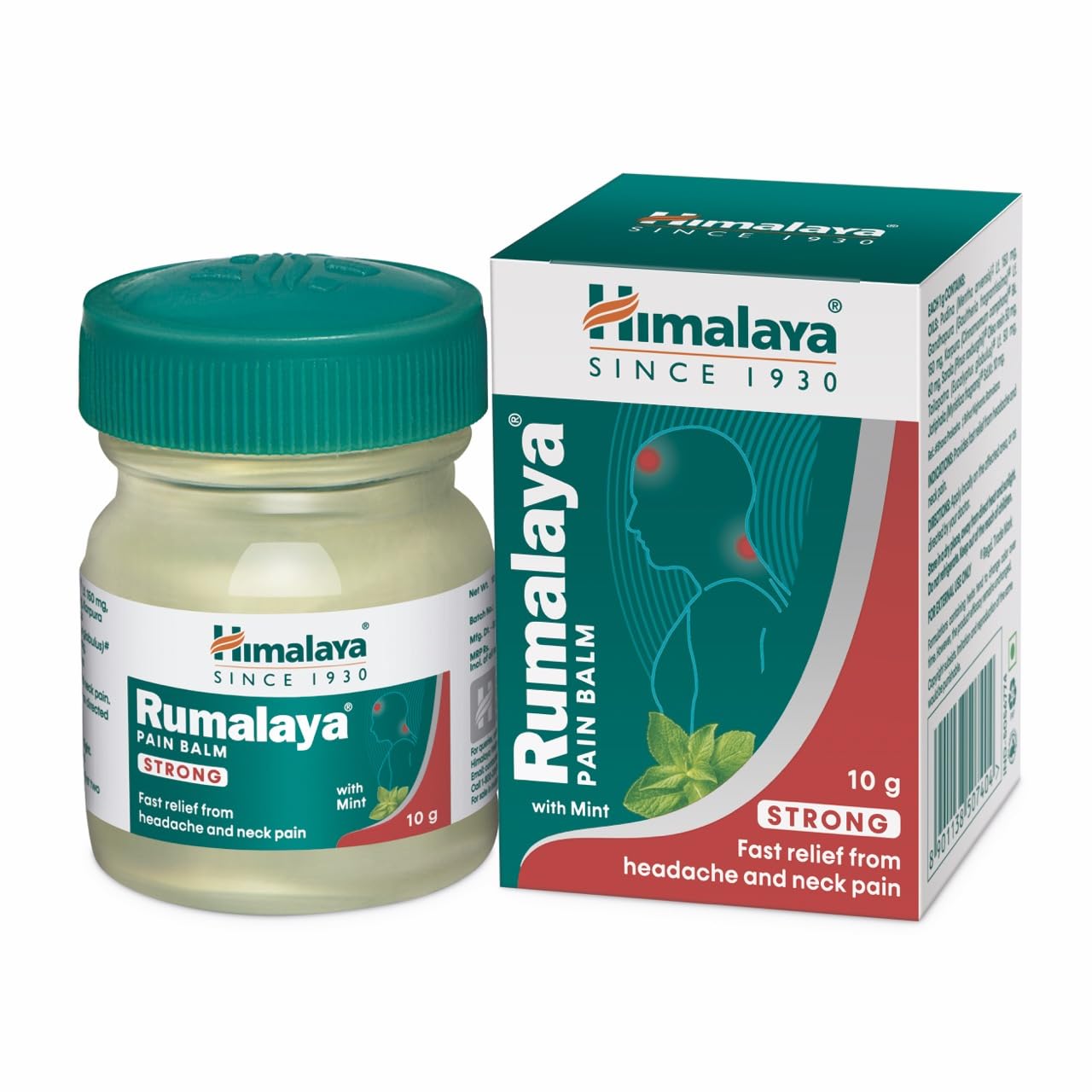 Himalaya Rumalaya Pain Balm 10 g | Fast Relief From Headache And Neck Pain Ayurvedic