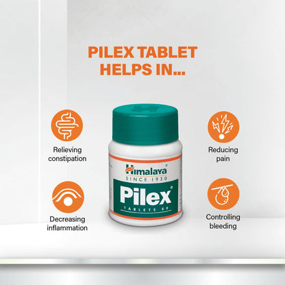 Himalaya Wellness | Pilex Tablet | Piles Treatment | India’s most trusted piles treatment|60 Tablets