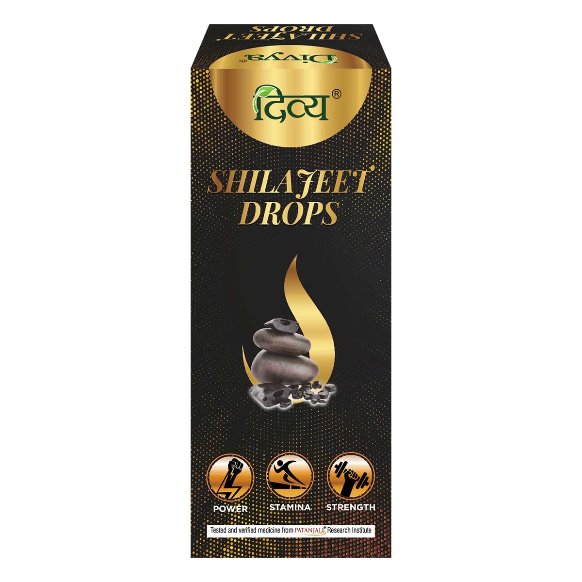 PATANJALI Divya Shilajeet Drops, Original and Pure Shilajit, Help Boost Immunity and Stamina - 30 Ml