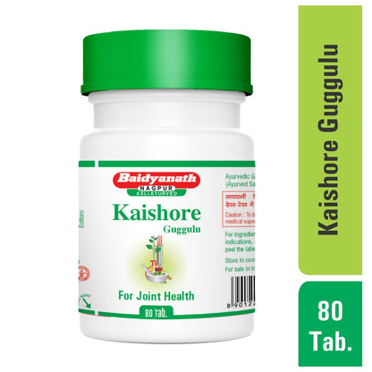 Baidyanath Asli Ayurved Kaishore Guggulu for Gout - 80 Tablets (Pack of 2)