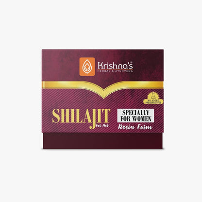 KRISHNA'S HERBAL & AYURVEDA 100% Pure Shilajit Resin for Women's, Boost Performance, Energy, Stamina, Endurance, Strength & Overall Wellbeing - 20 gm (Pack of 1)