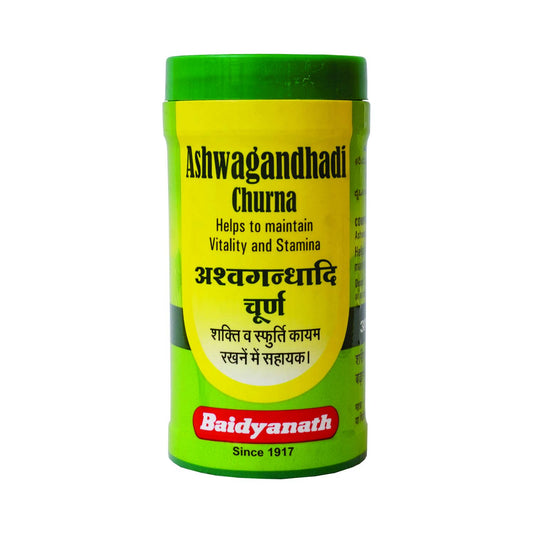 Baidyanath Ashwagandhadi Churna I Enhances Stamina I Ashwagandha for Stress Relief - 100 gms