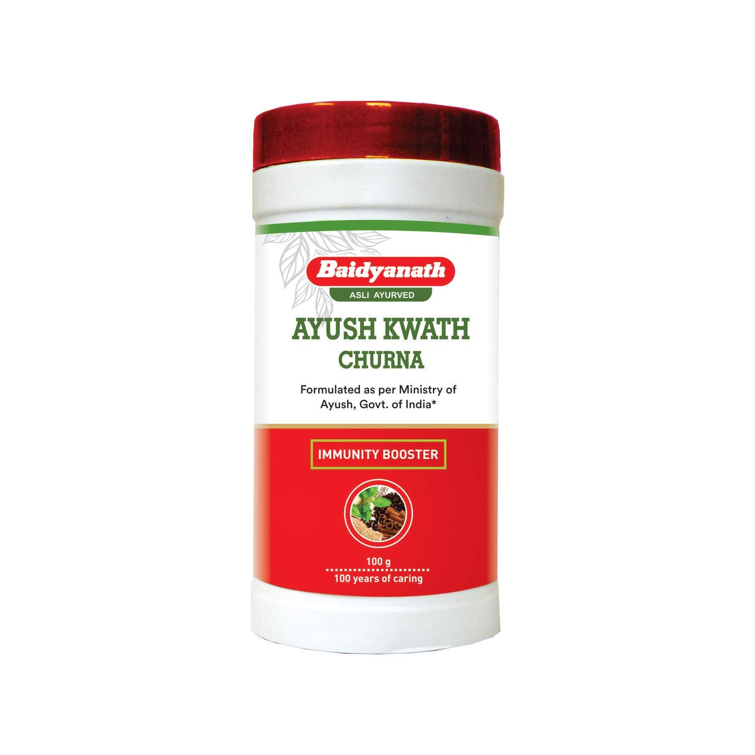 Baidyanath Ayush kwath Churna I Immunity Booster I Ayurvedic Respiratory I 100 gm (Pack of 2)