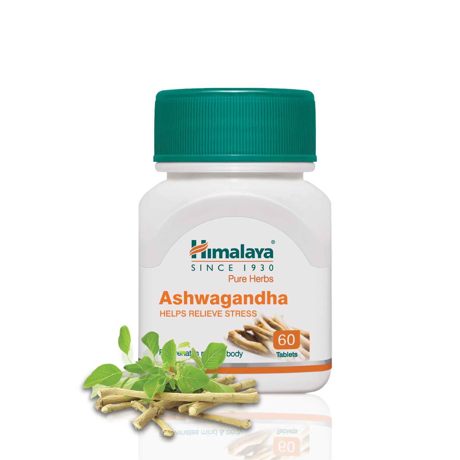 Himalaya Ashvagandha - General Wellness Tablets | Stress Relief | Rejuvenates Mind & Body |60 Tablets