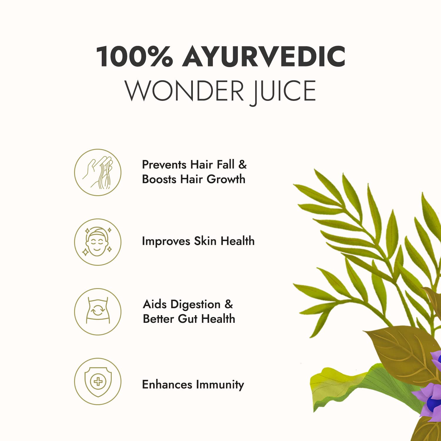 Kapiva Wild Amla Juice (1L) | Suitable for Healthy Hair & Skin | Natural Source of Vitamin C | Organic & Natural Juice Made with Cold Pressed Amla from Pratapgarh | No Added Sugar