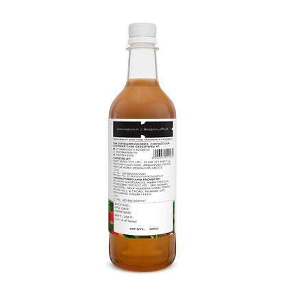 Kapiva Himalayan Apple Cider Vinegar with Mother 500ml | Raw & Unfiltered | Helps with Digestion & Weight Care