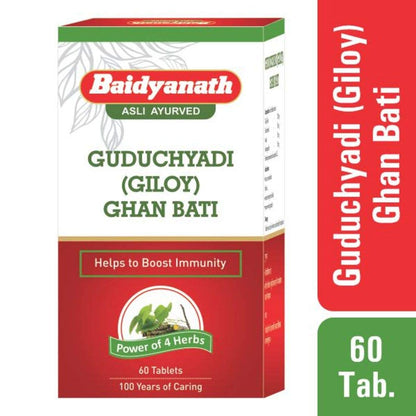 Baidyanath Guduchyadi Ghan Bati - 60 Tablets (Pack of 2)
