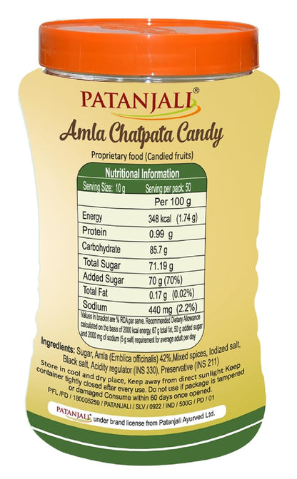 Patanjali Amla Chatpata Candy 500 gram