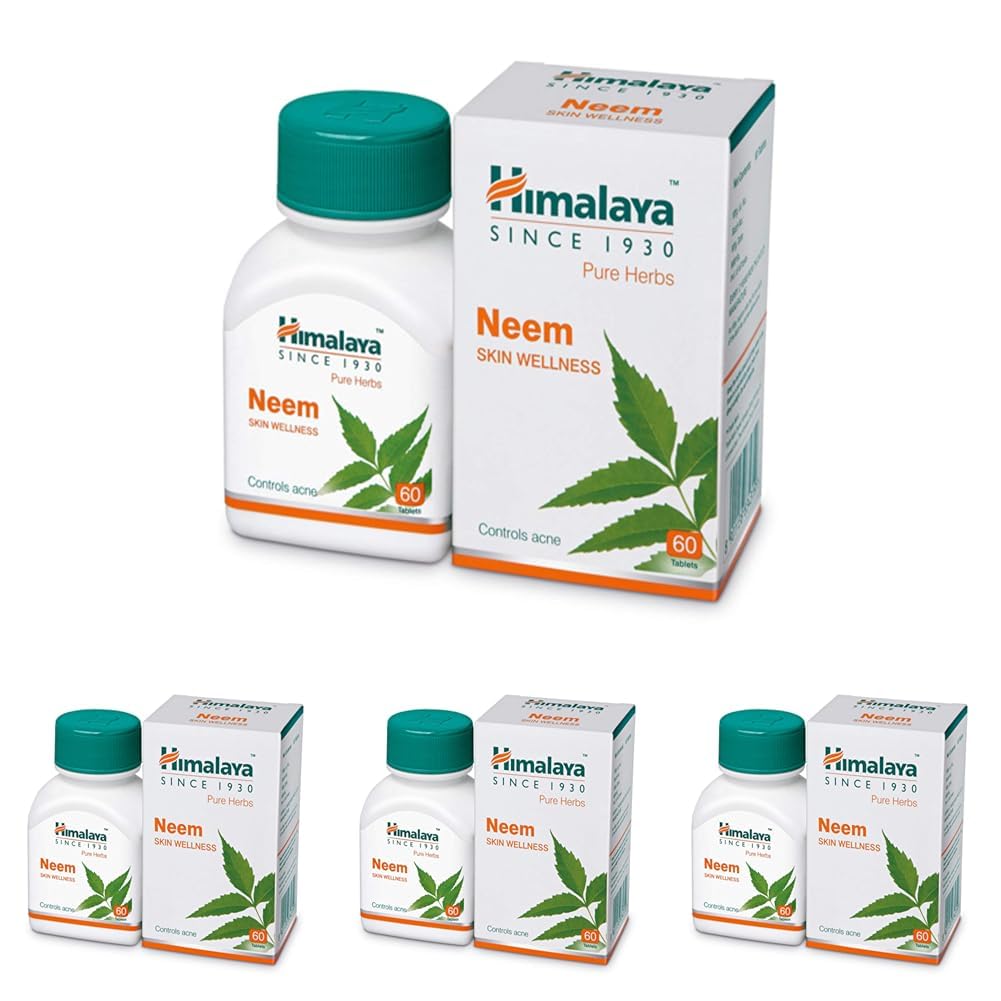 Himalaya Wellness Neem, 60 Tablet | Pure Herbs for Skin Wellness
