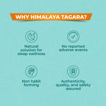 Himalaya Wellness Pure Herbs Tagara Sleep Wellness - 60 Tablets