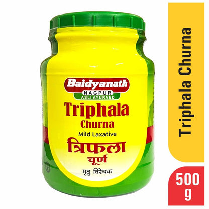 Baidyanath Asli Ayurved Triphala Churna 500 g (Pack of 2) - Helps Relieve Constipation Acidity & Gas Relief - Ayurvedic Remedy For Gastro-Intestinal Health