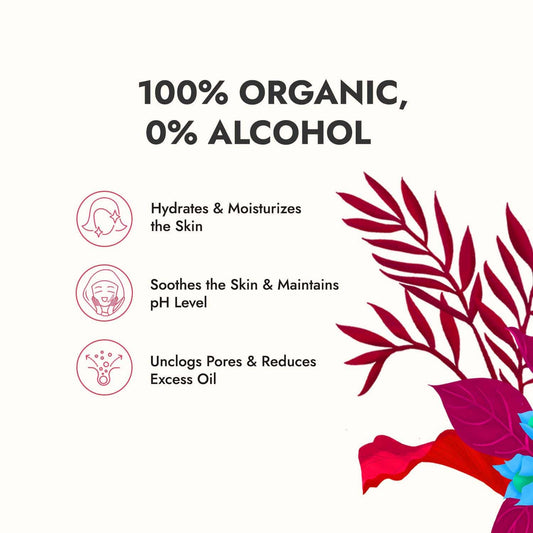 Kapiva Organic Rose Water/Gulab Jal Spray (200 Ml)|Premium Face Mist And Toner For Brighter And Hydrated Skin|Oil-Control, Unclog Pores, Pack Of 1