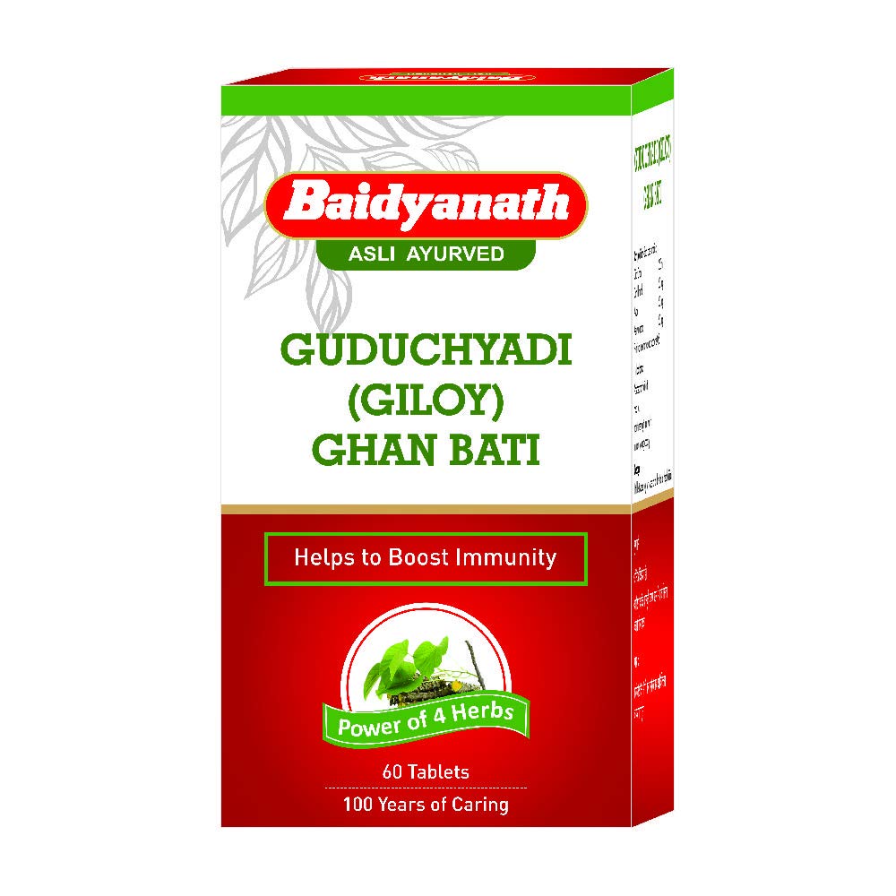 Baidyanath Guduchyadi Ghan Bati - 60 Tablets (Pack of 2)