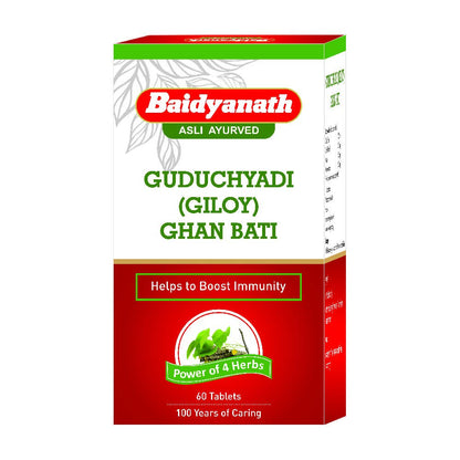 Baidyanath Guduchyadi Ghan Bati - 60 Tablets (Pack of 2)