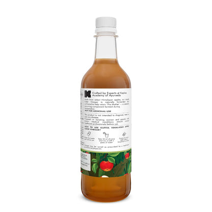 Kapiva Himalayan Apple Cider Vinegar with Mother 500ml | Raw & Unfiltered | Helps with Digestion & Weight Care