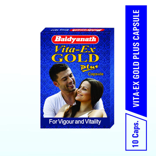 Baidyanath Vita Ex Gold Plus -Pack of 10 Capsules