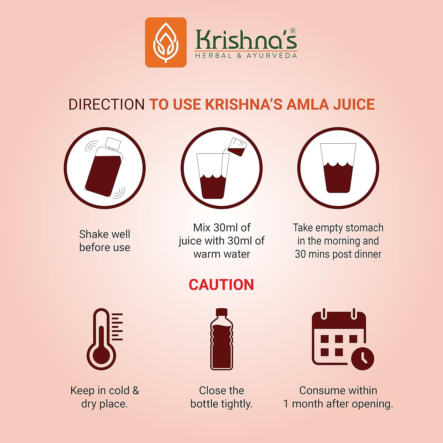 Krishna's Amla Juice - 1000 ml | Fresh cold pressed Amla Juice | Helps Boosts Skin and Hair Health | Helps Detox | Rich in Vitamin C | Natural Immunity Booster