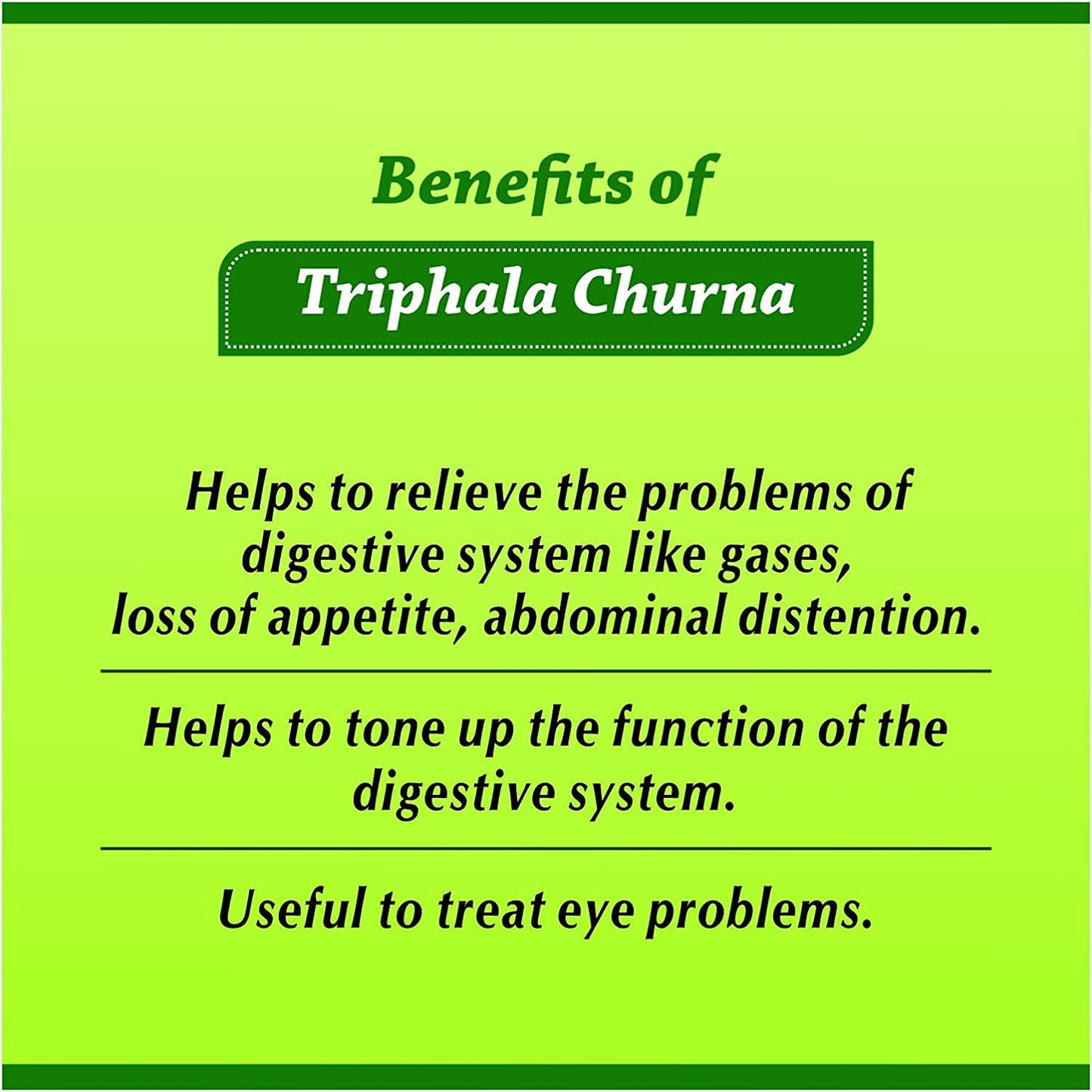 Baidyanath Asli Ayurved Nagpur Triphala Churna I Ayurvedic Remedy For Gastro-Intestinal Health - 500G