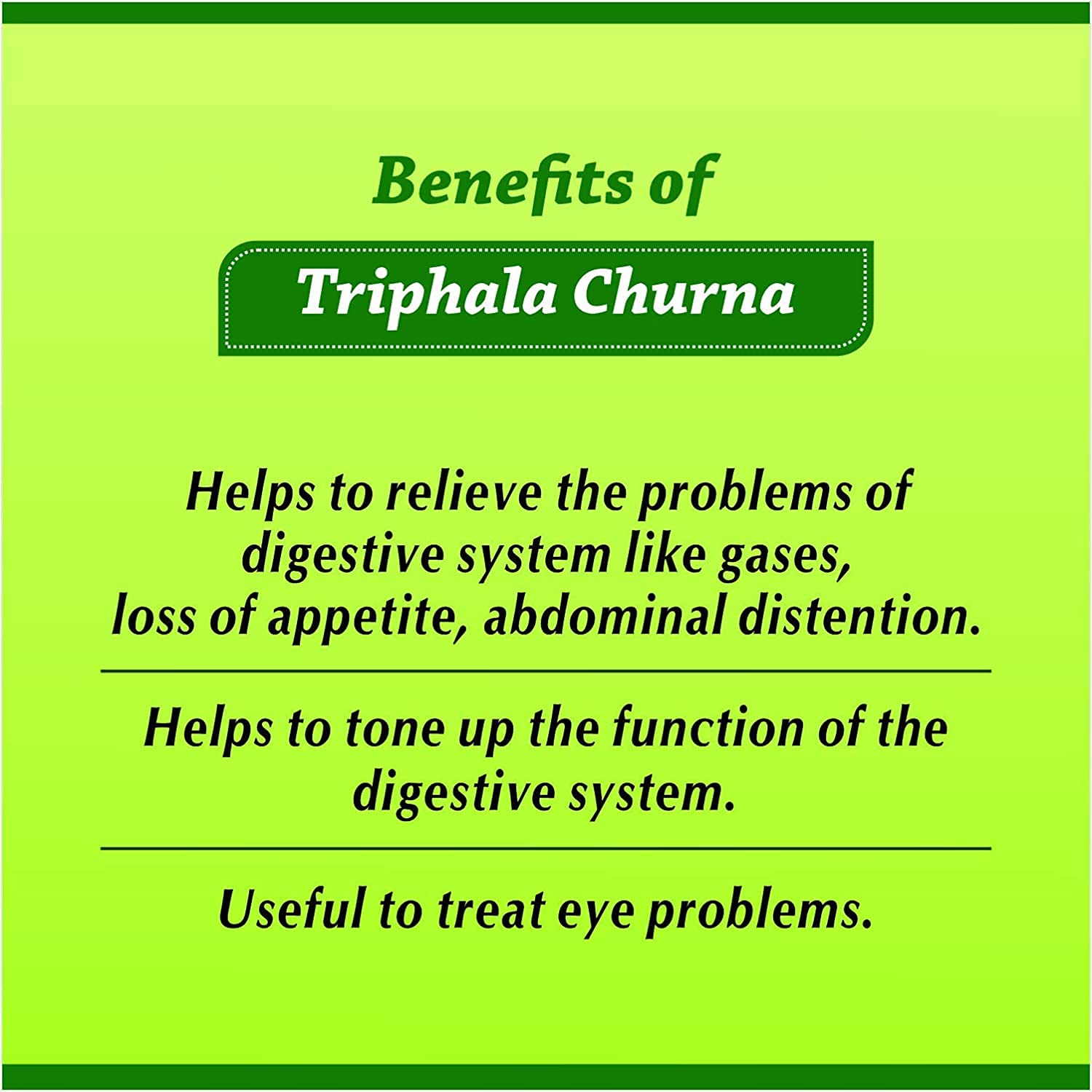 Baidyanath Asli Ayurved Nagpur Triphala Churna I Ayurvedic Remedy For Gastro-Intestinal Health - 500G