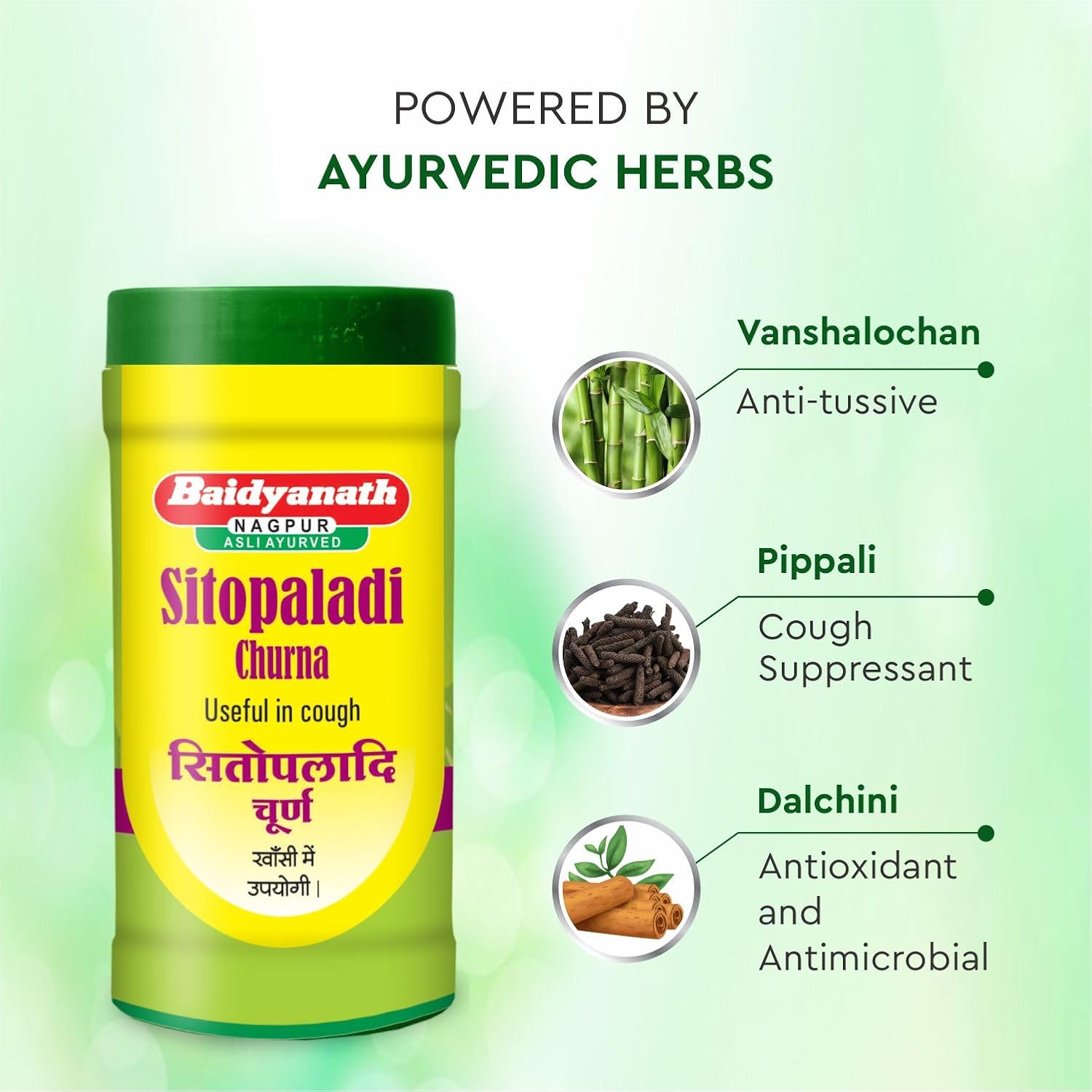 Baidyanath Sitopaladi Churna - 60 Gm