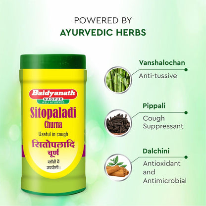 Baidyanath Sitopaladi Churna - 60 Gm